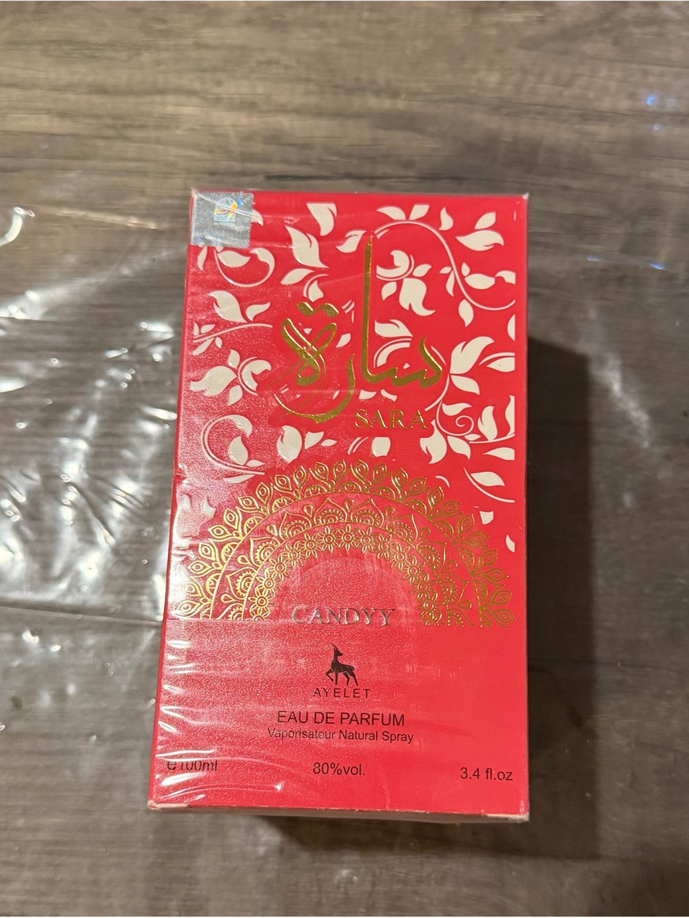 Sara Candy Eau de Parfum - Red & Gold Accents